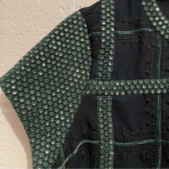 Manoush Sequin and Embroidered Parry Top Blouse Size 8 - Picture 5 of 10